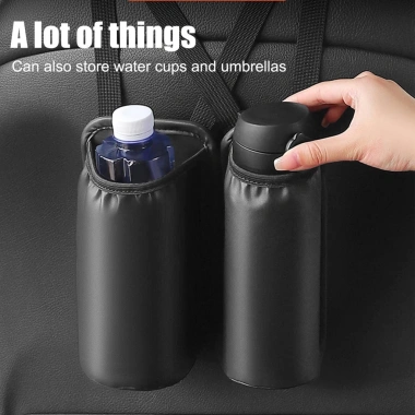 Bình chữa cháy đa chức năng gắn ô tô - Túi đựng xe, gói cốc nước, lưu trữ ghế pomervn