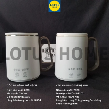Bình cốc đun nước mini 400-500ml du lịch, hiển thị nhiệt độ, kèm phích, giảm giá 328k