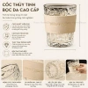 Bình cốc thủy tinh MUEN 2.6L chịu nhiệt kèm kệ, vòi decor phòng khách - giá 572k 5