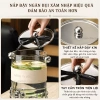 Bình cốc thủy tinh MUEN 2.6L chịu nhiệt kèm kệ, vòi decor phòng khách - giá 572k 6