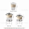 Bình cốc thủy tinh MUEN 2.6L chịu nhiệt kèm kệ, vòi decor phòng khách - giá 572k 9