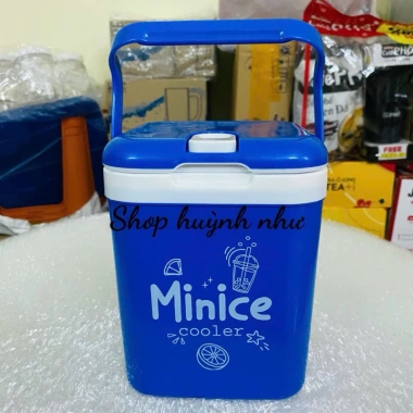 Bình đá vuông mini Minice Duy Tân 2 lít - Thùng nắp liền, lỗ cắm ống hút, 73.000 VND 3