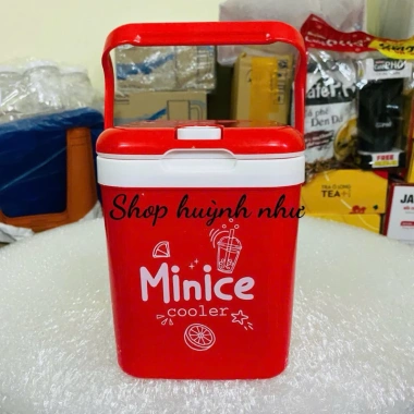 Bình đá vuông mini Minice Duy Tân 2 lít - Thùng nắp liền, lỗ cắm ống hút, 73.000 VND 4