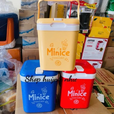 Bình đá vuông mini Minice Duy Tân 2 lít - Thùng nắp liền, lỗ cắm ống hút, 73.000 VND 8