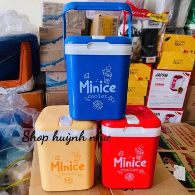 Bình đá vuông mini Minice Duy Tân 2 lít - Thùng nắp liền, lỗ cắm ống hút, 73.000 VND 9