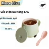 Bình Đun Giữ Nhiệt 450ml – Sạc Type C, Tự Ngắt Khi Sôi, Kèm Túi Du Lịch, Quà Ý Nghĩa