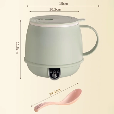 Bình Đun Giữ Nhiệt 450ml – Sạc Type C, Tự Ngắt Khi Sôi, Kèm Túi Du Lịch, Quà Ý Nghĩa