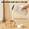 Bình đun nước siêu tốc mini du lịch 450ml 300W 4 mức nhiệt giữ ấm và pha sữa 2