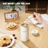 Bình đun nước siêu tốc mini du lịch 450ml 300W 4 mức nhiệt giữ ấm và pha sữa 9