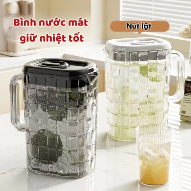 Bình Đựng Nước Lạnh 2.000ml Trong Suốt Sang Trọng 4House Nhà Khách Giá Ưu Đãi 59.000 VND 8