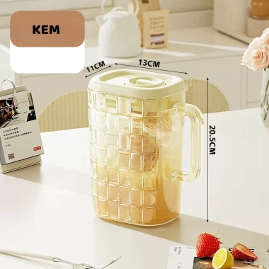 Bình Đựng Nước Lạnh 2.000ml Trong Suốt Sang Trọng 4House Nhà Khách Giá Ưu Đãi 59.000 VND 10