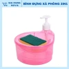 Bình đựng nước rửa chén 2in1 có đầu bơm - Hộp xà phòng đa năng tiện lợi cho bếp 6