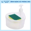 Bình đựng nước rửa chén 2in1 có đầu bơm - Hộp xà phòng đa năng tiện lợi cho bếp 7