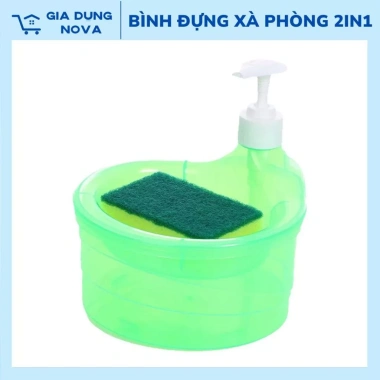 Bình đựng nước rửa chén 2in1 có đầu bơm - Hộp xà phòng đa năng tiện lợi cho bếp 8 Bình đựng nước rửa chén 2in1 có đầu bơm - Hộp xà phòng đa năng tiện lợi cho bếp 8