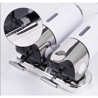 Bình đựng nước rửa tay, dầu gội, sữa tắm treo tường inox giá ưu đãi 230.000đ