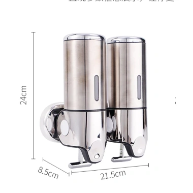 Bình đựng nước rửa tay, dầu gội, sữa tắm treo tường inox giá ưu đãi 230.000đ
