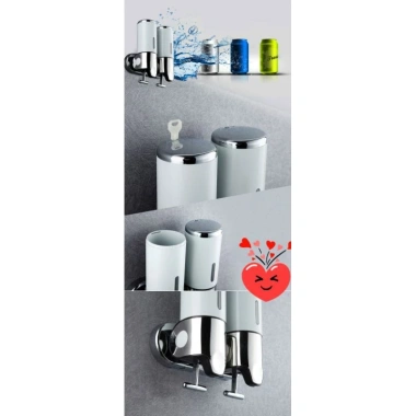 Bình đựng nước rửa tay, dầu gội, sữa tắm treo tường inox giá ưu đãi 230.000đ