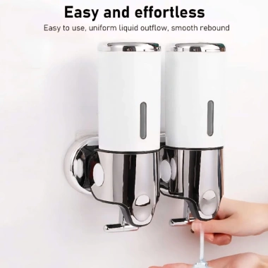 Bình đựng nước rửa tay, dầu gội, sữa tắm treo tường inox giá ưu đãi 230.000đ