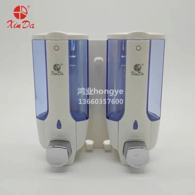 Bình đựng nước rửa tay Xinda 380ml - Hộp gắn tường đa năng cho dầu gội, sữa tắm, chén