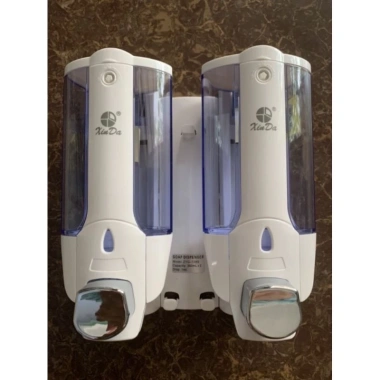 Bình đựng nước rửa tay Xinda 380ml - Hộp gắn tường đa năng cho dầu gội, sữa tắm, chén