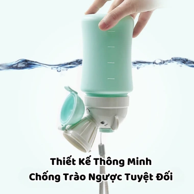 Bình đựng nước tiểu di động cho trẻ em 480ml, nhỏ gọn, chống tràn, tiện du lịch