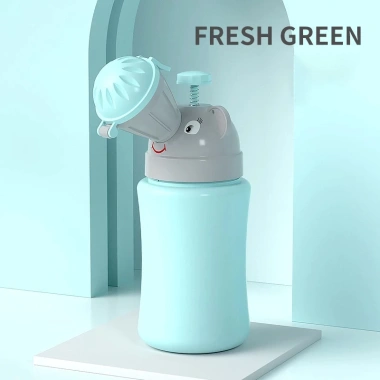 Bình đựng nước tiểu di động cho trẻ em 480ml, nhỏ gọn, chống tràn, tiện du lịch
