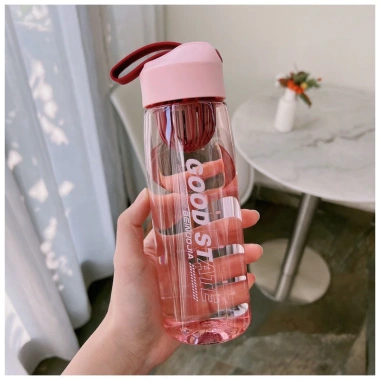 Bình đựng nước trong suốt 550ml cho học sinh 2.019/2.020, chia vạch - Giá chỉ 29.990₫