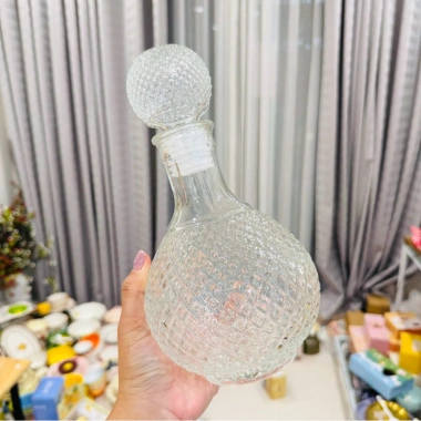 Bình đựng rượu thủy tinh dày đẹp cao cấp - Đón Tết 48k giảm so với 59k