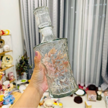 Bình đựng rượu thủy tinh dày đẹp cao cấp - Đón Tết 48k giảm so với 59k