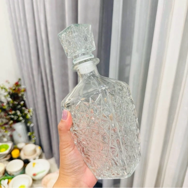 Bình đựng rượu thủy tinh dày đẹp cao cấp - Đón Tết 48k giảm so với 59k