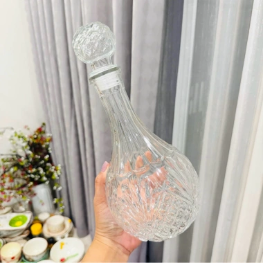 Bình đựng rượu thủy tinh dày đẹp cao cấp - Đón Tết 48k giảm so với 59k