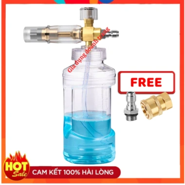 Bình foam bọt tuyết 1L cho máy rửa xe áp lực cao - Nhỏ gọn, ưu đãi 213.000 VND