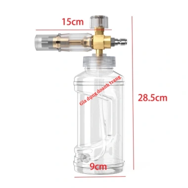 Bình foam bọt tuyết 1L cho máy rửa xe áp lực cao - Nhỏ gọn, ưu đãi 213.000 VND 2