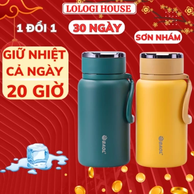 Bình giữ nhiệt 1.500ml inox Giữ nóng 12h giữ lạnh 20h sơn chống xước 3 lớp 169.000đ