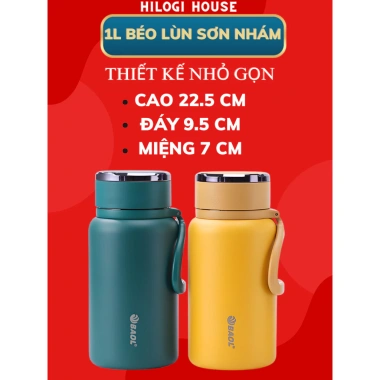 Bình giữ nhiệt 1.500ml inox Giữ nóng 12h giữ lạnh 20h sơn chống xước 3 lớp 169.000đ