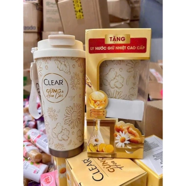 Bình giữ nhiệt 500ml LY HKM - Đựng nước nóng/lạnh, Giá chỉ 85.000₫ giảm từ 107.100₫