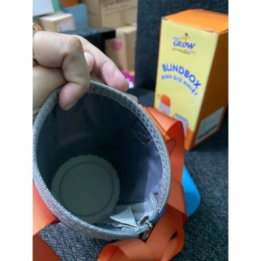 Bình giữ nhiệt 600ml cho bé kèm túi đựng - Quà tặng sữa Grow, giảm còn 99k