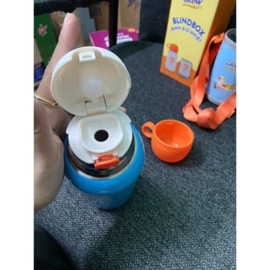 Bình giữ nhiệt 600ml cho bé kèm túi đựng - Quà tặng sữa Grow, giảm còn 99k