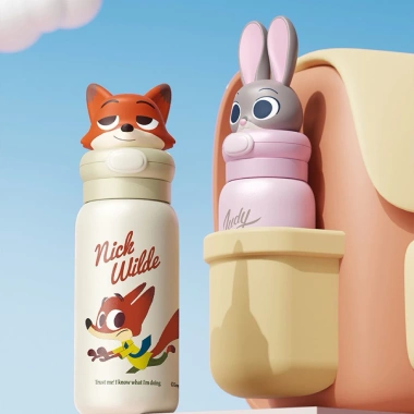 Bình giữ nhiệt cho bé 400ml Zootopia Phi Vụ Động Trời - Siêu bền, giữ ấm lâu, giá ưu đãi 392.000đ 3