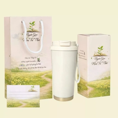 Bình giữ nhiệt Coffee KATICUP 530ml - Quà 20-11 tặng cô giáo, hàng trơn không in, 220.000₫