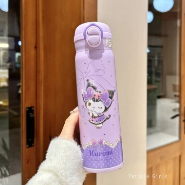 Bình giữ nhiệt đôi Kuromi thép 316 bé gái Hello Kitty My Melody, giá 194.400₫ 10