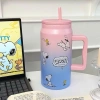 Bình giữ nhiệt In Snoopy 1.500ml - Cốc inox 304 cao cấp, tay cầm chắc, giá 245k 5
