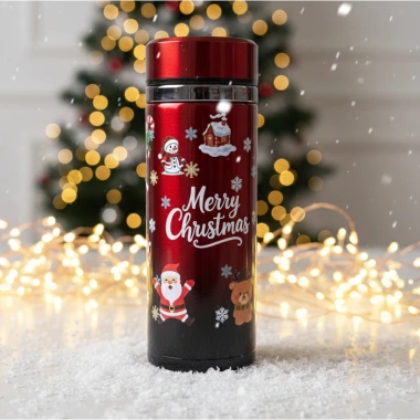 Bình giữ nhiệt inox 1.000ml họa tiết Noel – Quà tặng Giáng sinh sang trọng, giảm giá 23%