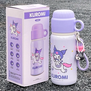 Bình giữ nhiệt inox 316 460ml Sanrio cho bé, nắp cốc uống nước tiện dụng, 45.000đ