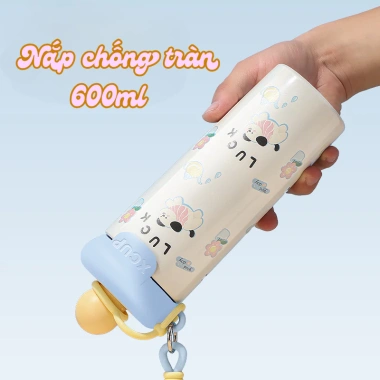 Bình giữ nhiệt LEVIKA 600ml hình dễ thương thép không gỉ - Giá ưu đãi 115.000đ 7