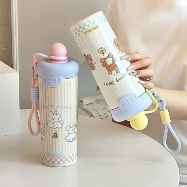 Bình giữ nhiệt LEVIKA 600ml hình dễ thương thép không gỉ - Giá ưu đãi 115.000đ 9
