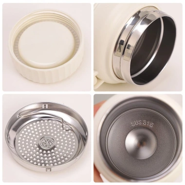 Bình Giữ Nhiệt Lucky Cup 1.000ml Inox Cao Cấp - Thiết Kế Thời Trang, Giữ Nóng Lâu, Quai Xách Tiện Lợi, Giá Ưu Đãi 115k