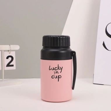 Bình Giữ Nhiệt Lucky Cup 1.000ml Inox Cao Cấp - Thiết Kế Thời Trang, Giữ Nóng Lâu, Quai Xách Tiện Lợi, Giá Ưu Đãi 115k