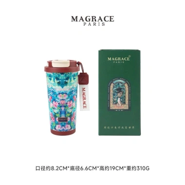 Bình Giữ Nhiệt Magrace Paris Inox 304/316, Quai Xách và Ống Hút, Giá 205.000₫