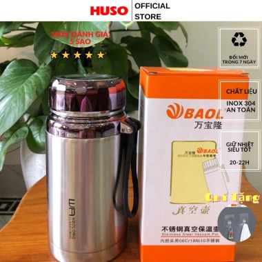 Bình giữ nhiệt nóng lạnh 1.000-1.500ml inox 304 cao cấp X-MAX - Giá chỉ 138.000₫